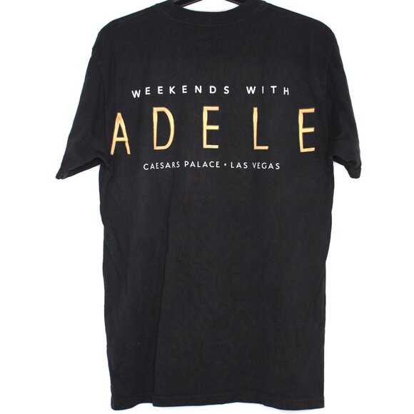 Adele Mens Small Weekends With Adele Caesars Palace Official T-Shirt NEW F1175 - Picture 4 of 5